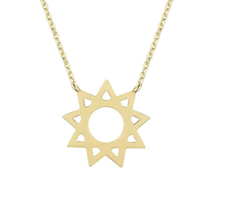 Davud Yıldızı 14 Ayar Altın Kolye