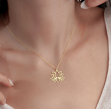 Deniz Kabuğu 14 Ayar Altın Kolye