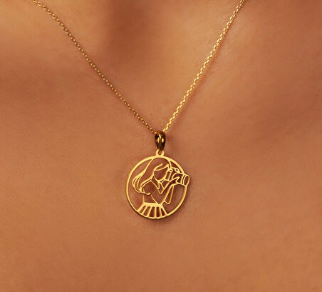 Fotoğrafçı 14 Ayar Altın Kolye