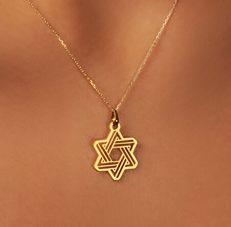 Yıldız 14 Ayar Altın Kolye