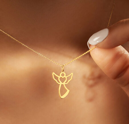 Peri 14 Ayar Altın Kolye