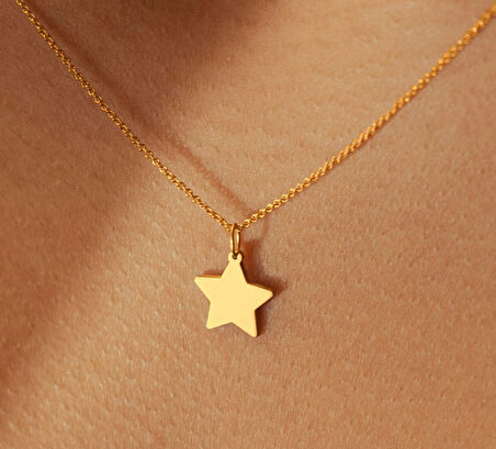 Yıldız 14 Ayar Altın Kolye