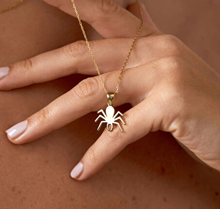 Akrep 14 Ayar Altın Kolye