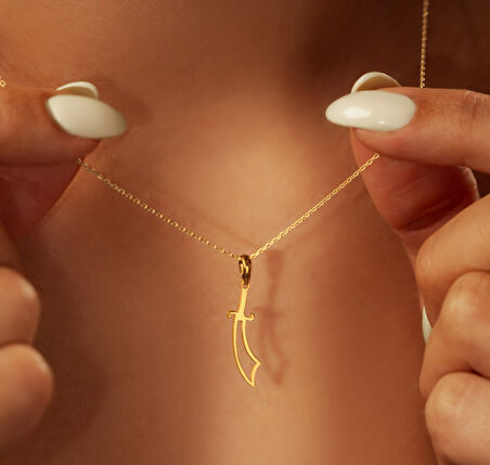 Zülfikar 14 Ayar Altın Kolye