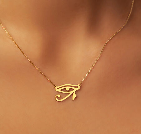 Horosun Gözü 14 Ayar Altın Kolye