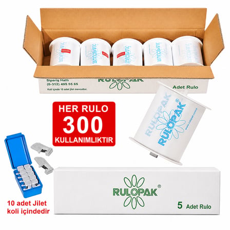 Rulopak Manuel Hijyenik Klozet Kapağı Rulosu