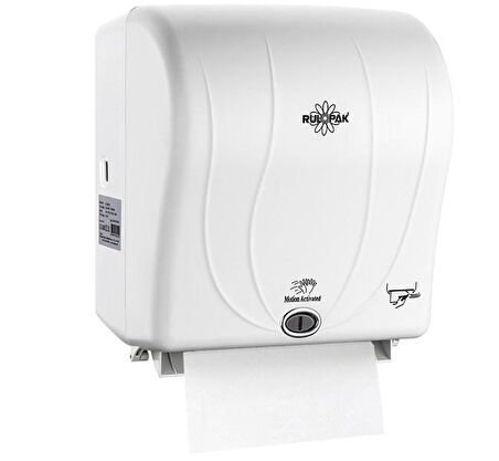 Rulopak Sensörlü Kağıt Havlu Dispenseri 26 Cm Beyaz