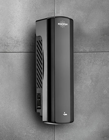 Rulopak Manuel Klasik Model Sıvı Sabun Ve Şampuan Dispenseri 350 Ml Siyah
