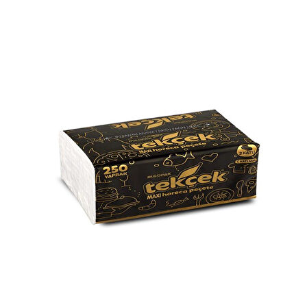 Rulopak Tekçek Horeca Maxi Dispenser Peçete 2 Katlı 250 Yaprak 24'Lü Paket