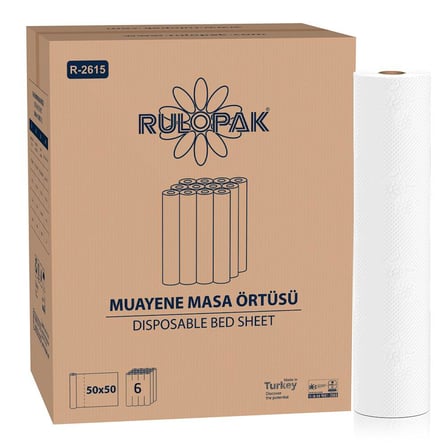 Rulopak Muayene Masa Örtüsü 50M