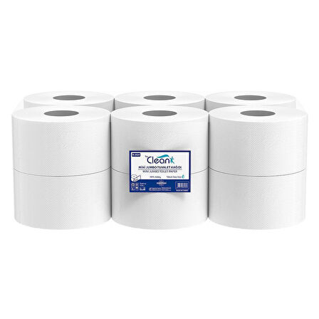 Rulopak By Clean Mini Jumbo Tuvalet Kağıdı 2 Katlı 12'Li Paket 3,5 Kg