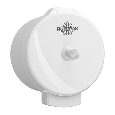 Rulopak İkiz Mini Cimri İçten Çekmeli Tuvalet Kağıdı Dispenseri - Siyah