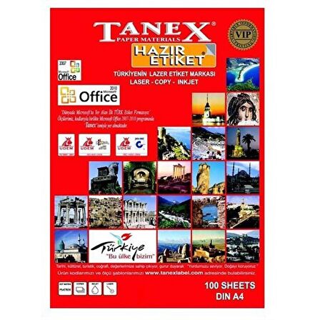 TANAEX LAZER ETİKET 30X9 TW2060