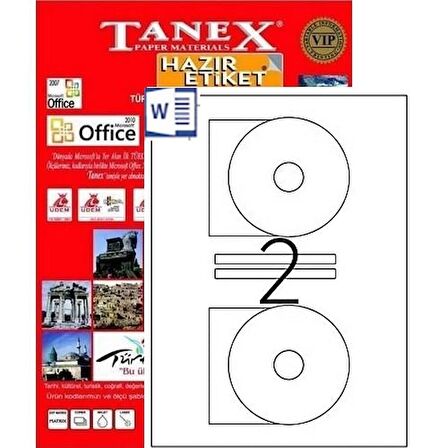 TANEX 116 X 41 MM LAZER ETİKET TW-2116