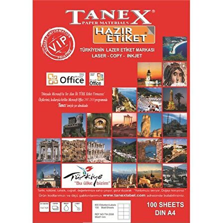 TANEX ETİKET TW-2118 58.4X42.3