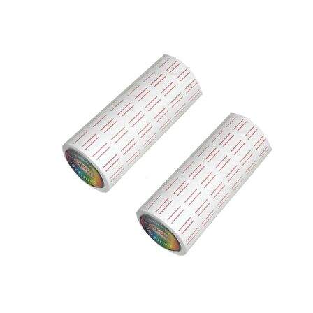 Tanex Fiyat Etiketi Çizgili 12 mm x 21 mm 12 Adet 