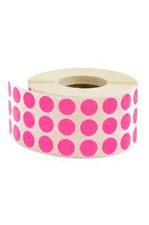 Taneks Pembe Nokta Etiket 5000li 10 mm