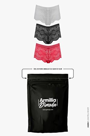Kadın Boxer Külot 3'lü Paket 