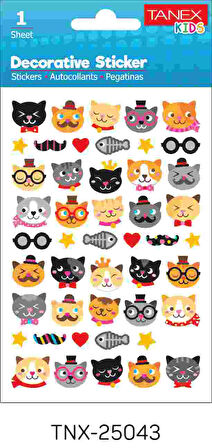 Tanex Kedi Serisi Etiketi TNX-25043