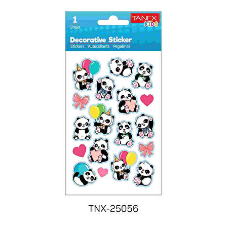 Tanex Panda Serisi Sticker TNX-25056