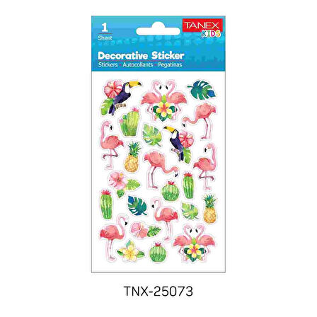 Tanex Flamingo Serisi Etiketi TNX-25073