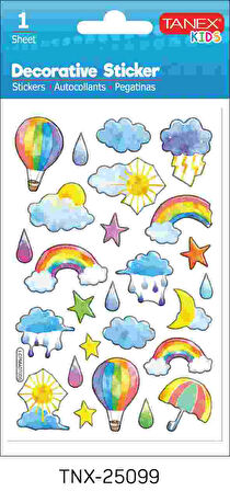 Tanex Gökkuşağı Serisi Etiketi TNX-25099