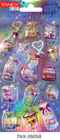 Tanex Parlak Simli-8 Serisi Etiketi TNX-26058