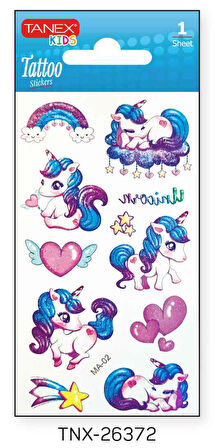 Tanex 7x12mm Unicorn Simli Mini Tatoo TNX-26372