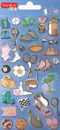 Tanex Şeffaf Kristal-1 Serisi Etiketi TNX-26501