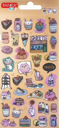 Tanex Şeffaf Kristal-2 Serisi Etiketi TNX-26502