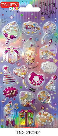 Tanex Parlak Simli-12 Serisi Etiketi TNX-26062