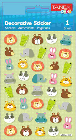 Tanex Sevimli Aslan Serisi Etiketi TNX-25155