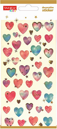 Tanex Decorative Sticker-8 Puffy Etiketi TNX-5007