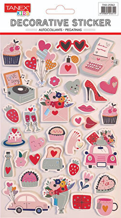 Tanex Parti Serisi Puffy Etiketi TNX-25362