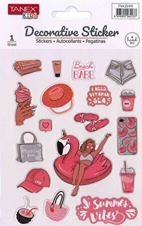 Tanex Decorative Sticker TNX-25419