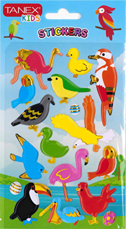 Tanex Papağan Serisi 3D Etiketi TNX-26163