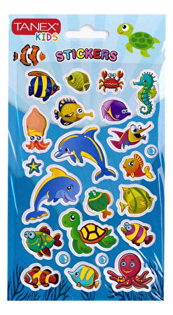 Tanex Deniz Canlıları Serisi 3D Etiketi TNX-26165