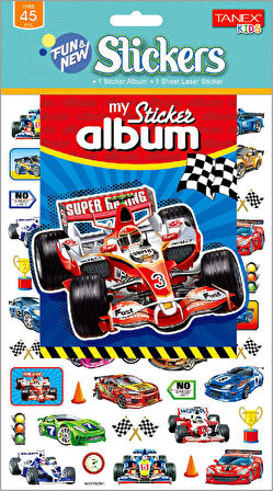 Tanex Yarış Arabası Albüm Serisi TNX-25456