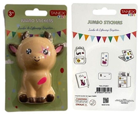 Tanex Jumbo Stickers Sukuşi Yavru Geyik