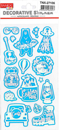 Tanex Puffy Parklak Uzaylı Ayı ve Figür Serisi TNX-27106