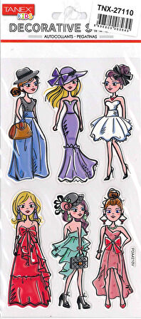 Tanex Puffy Havalı Kızlar Serisi TNX-27110