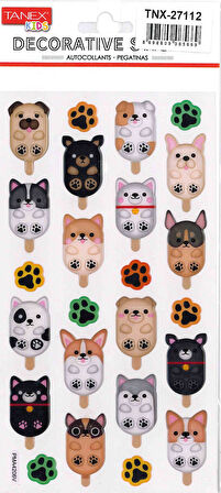 Tanex Puffy Boncuk Köpekler Serisi TNX-27112