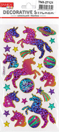 Tanex Puffy Parlak Uzaylı Unicorn Serisi TNX-27121