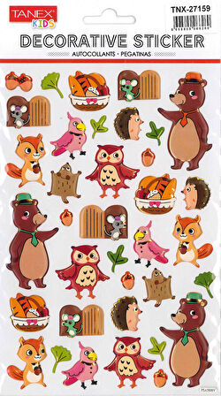Tanex Mutlu Orman Hayvanlar Serisi TNX-27159