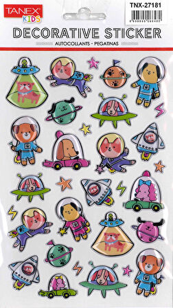 Tanex Puffy Astranot Köpekler Serisi TNX-27181