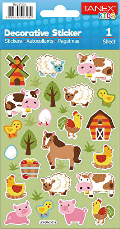 Tanex Puffy Çiftlik Serisi TNX-27202