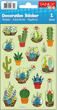 Tanex Puffy Kaktüs Serisi TNX-27216