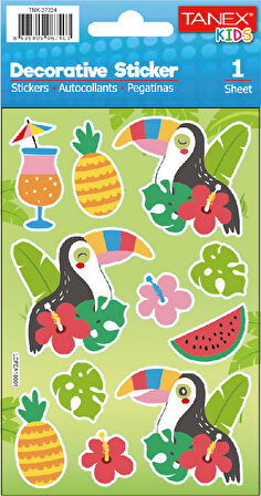 Tanex Puffy Tropik Kuş Serisi TNX-27224