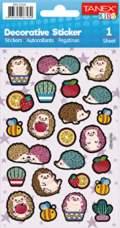 Tanex Puffy Tatlı Kirpiler Serisi TNX-27232