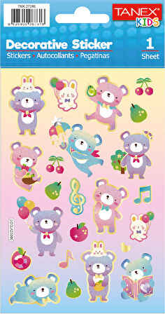 Tanex Puffy Sevimli Ayıcıklar Serisi TNX-27245